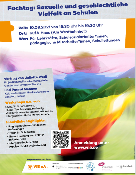 Sexuelle und geschlechtliche Vielfalt in Schulen: Fachtag für Lehrkräft/pädagogisches Personal in Braunschweig