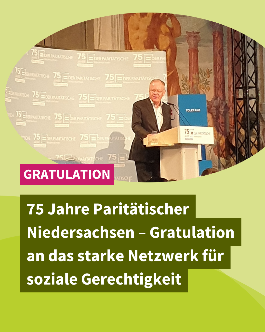 75 Jahre Paritätischer Niedersachsen – Gratulation an das starke Netzwerk für soziale Gerechtigkeit