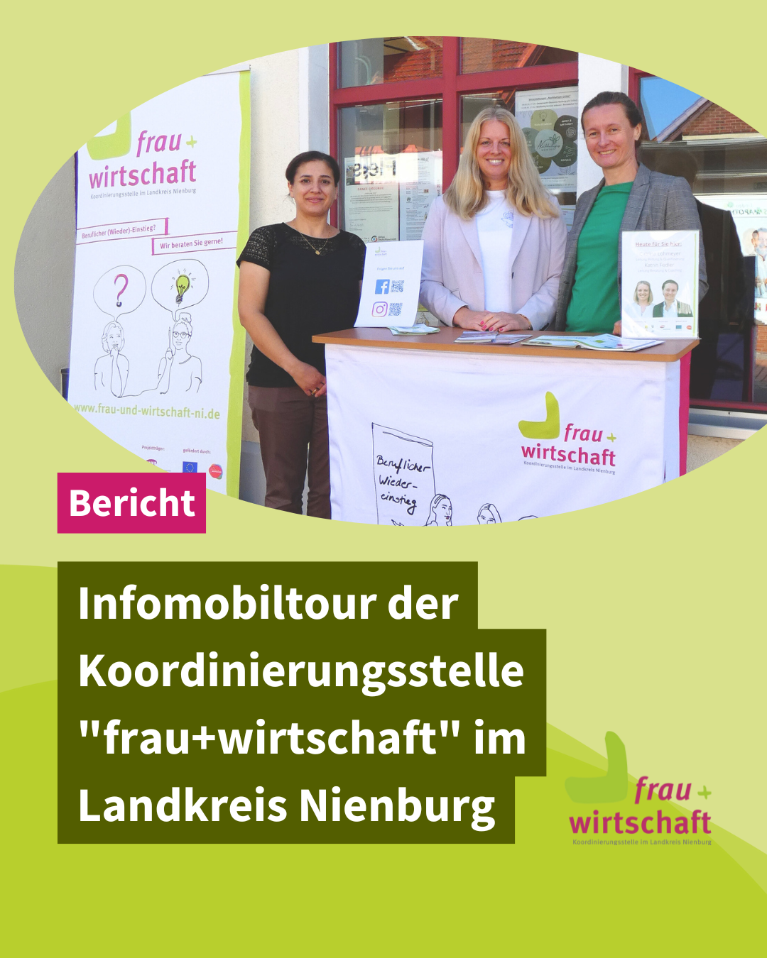 Infomobiltour der Koordinierungsstelle “frau+wirtschaft” im Landkreis Nienburg