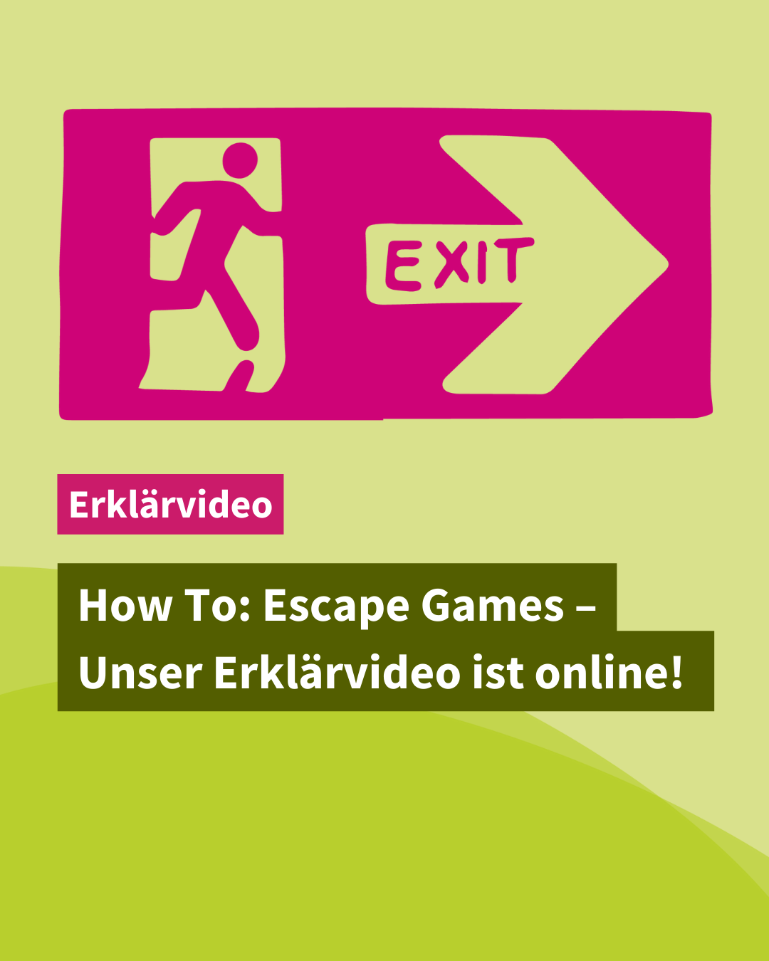 How To: Escape Games – Unser Erklärvideo ist online!