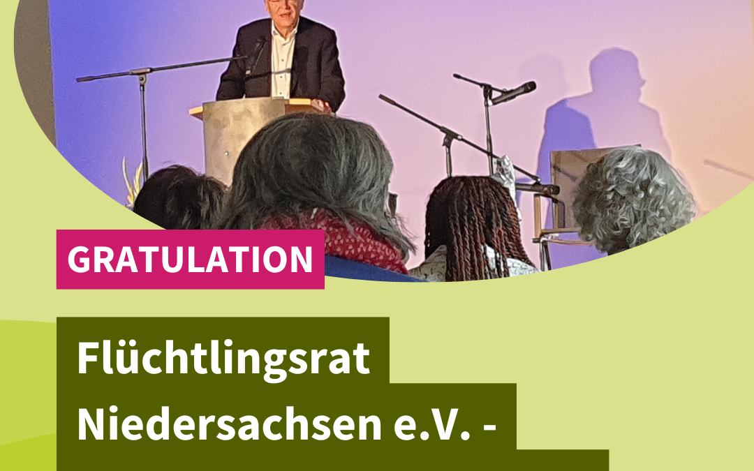 Herzlichen Glückwunsch zum 40-jährigen Jubiläum, Flüchtlingsrat Niedersachsen e.V.!