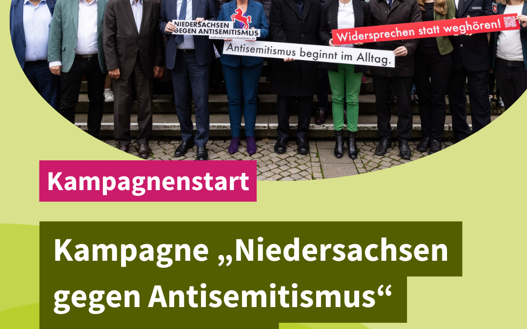 Wir unterstützen die Kampagne „Niedersachsen gegen Antisemitismus“