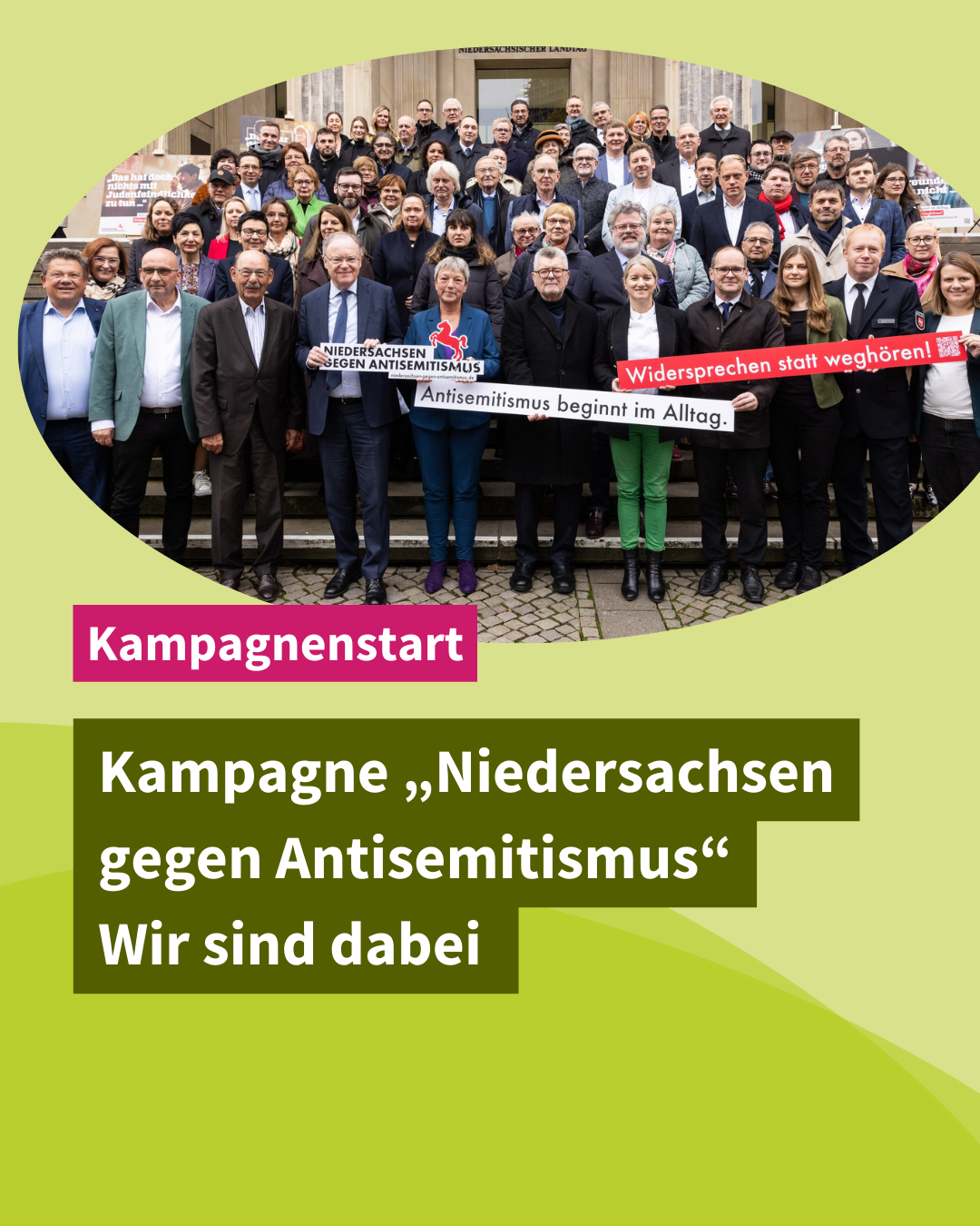 Wir unterstützen die Kampagne „Niedersachsen gegen Antisemitismus“