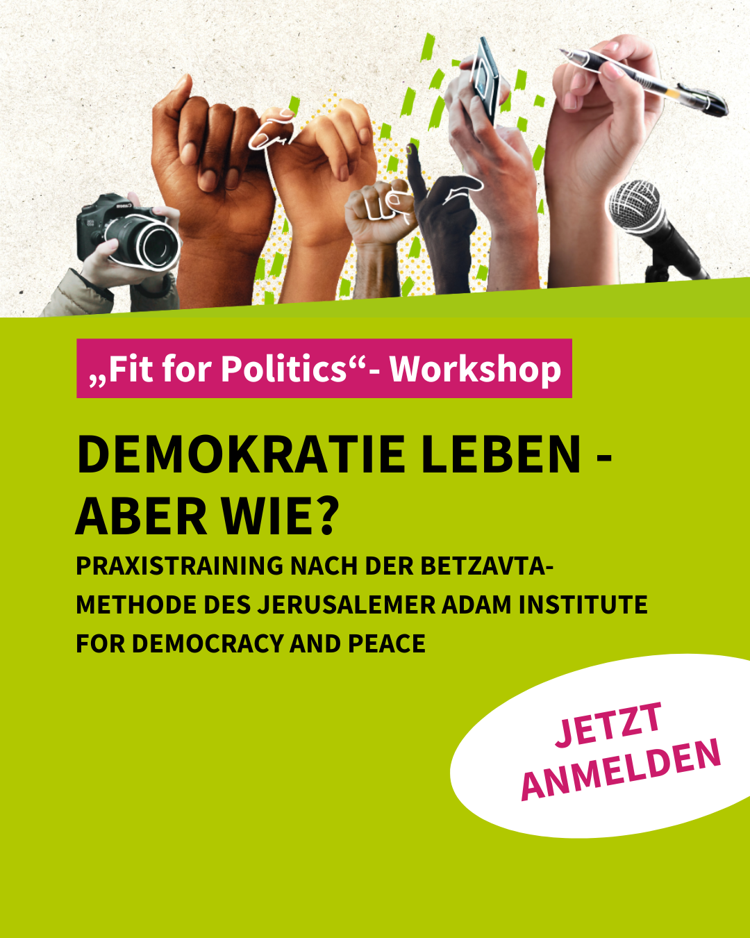 Workshop: Demokratie leben – aber wie?