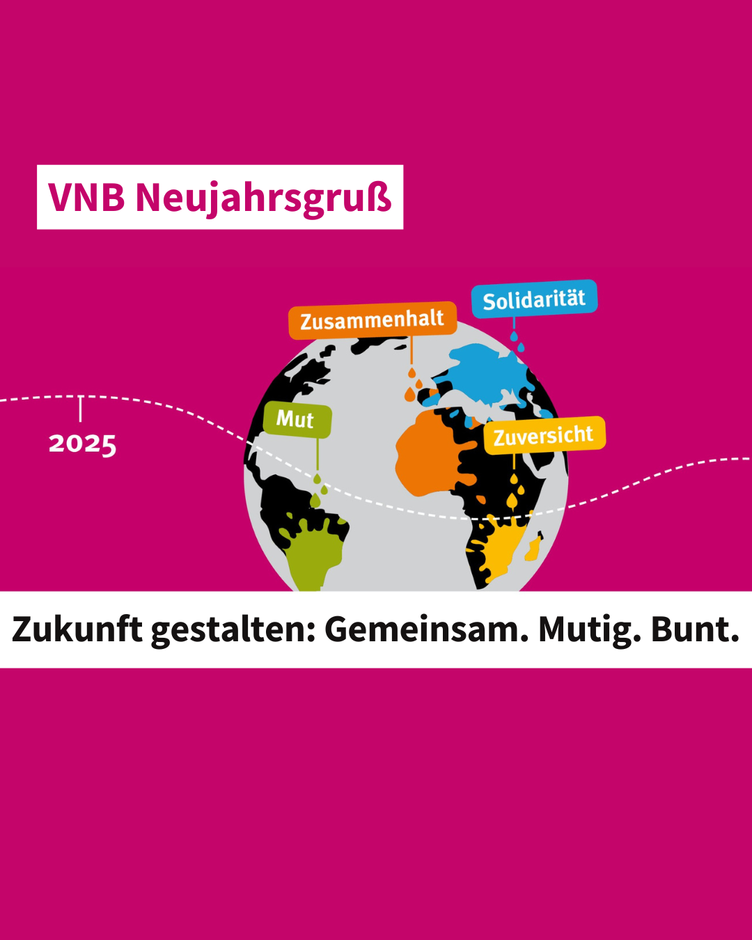 VNB-Neujahrsgruß: Aufbruch ins Jahr 2025: Gemeinsam für Veränderung, Mut und Zusammenhalt!