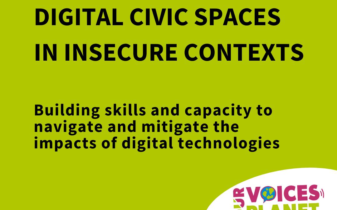 Internationaler Workshop: Digital Civic Spaces in Insecure Contexts. Building skills and capacity to navigate and mitigate the impacts of digital technologies