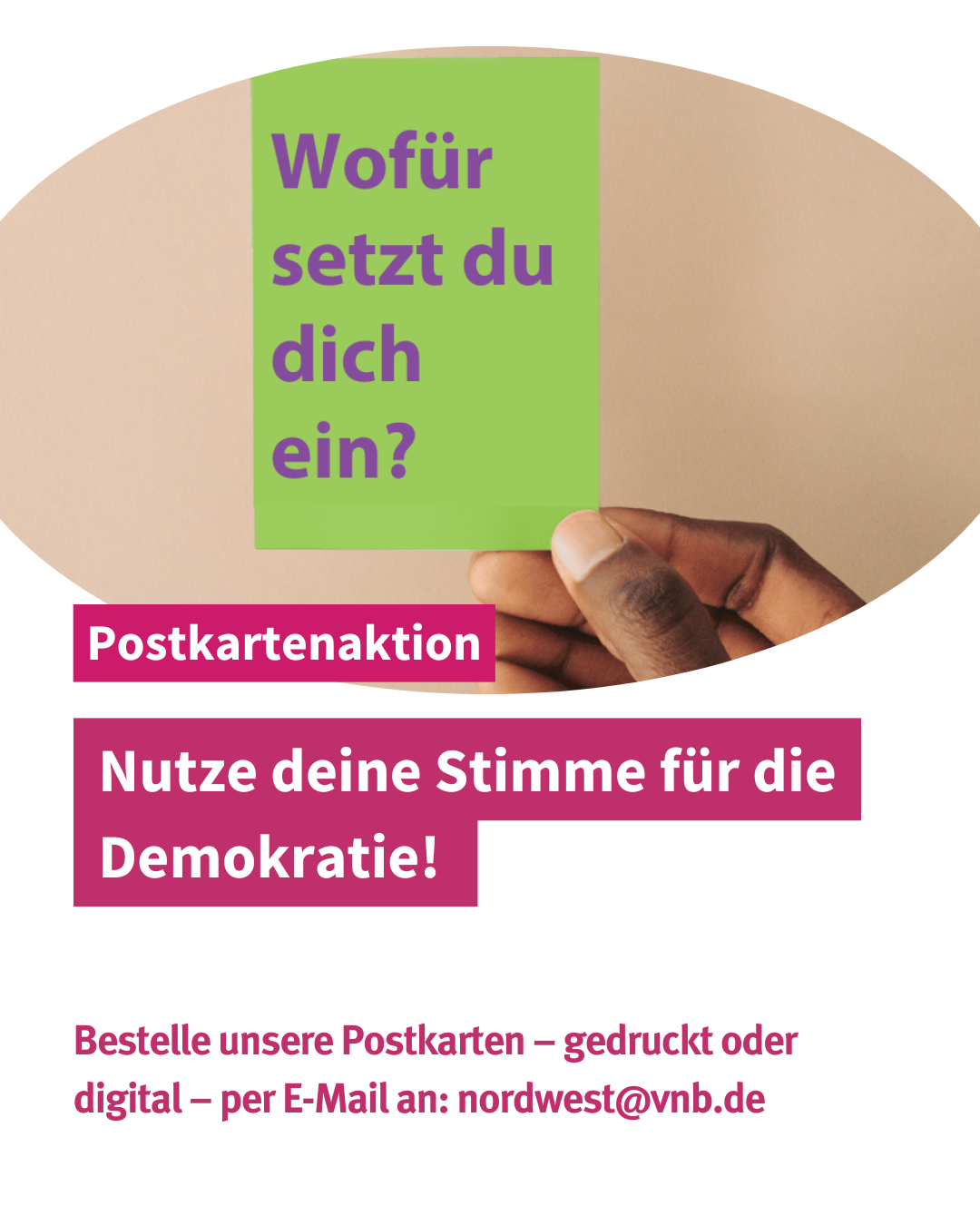 Postkartenaktion von VNB NordWest – Jetzt bestellen