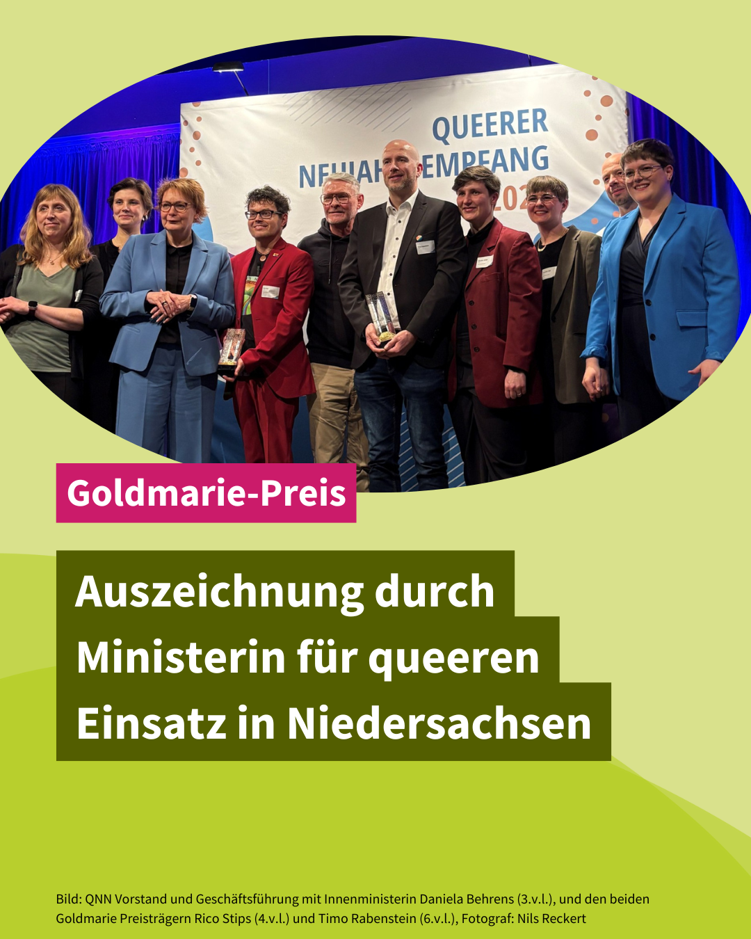 Goldmarie-Preis: Auszeichnung durch Ministerin Behrens für queeren Einsatz in Niedersachsen